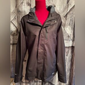 Under Armour Sienna Cold Gear Infared Black Jacket NWOT Women’s Large SpringFall